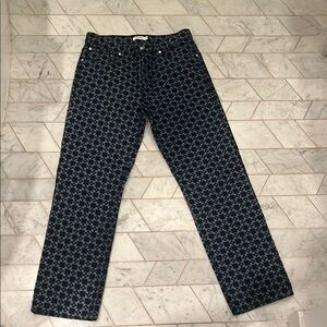 Sandro Navy Patterned Men's Jeans